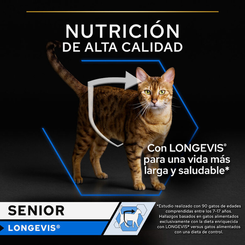 Pro Plan Senior Longevis Mousse de Atum em lata para gatos, , large image number null